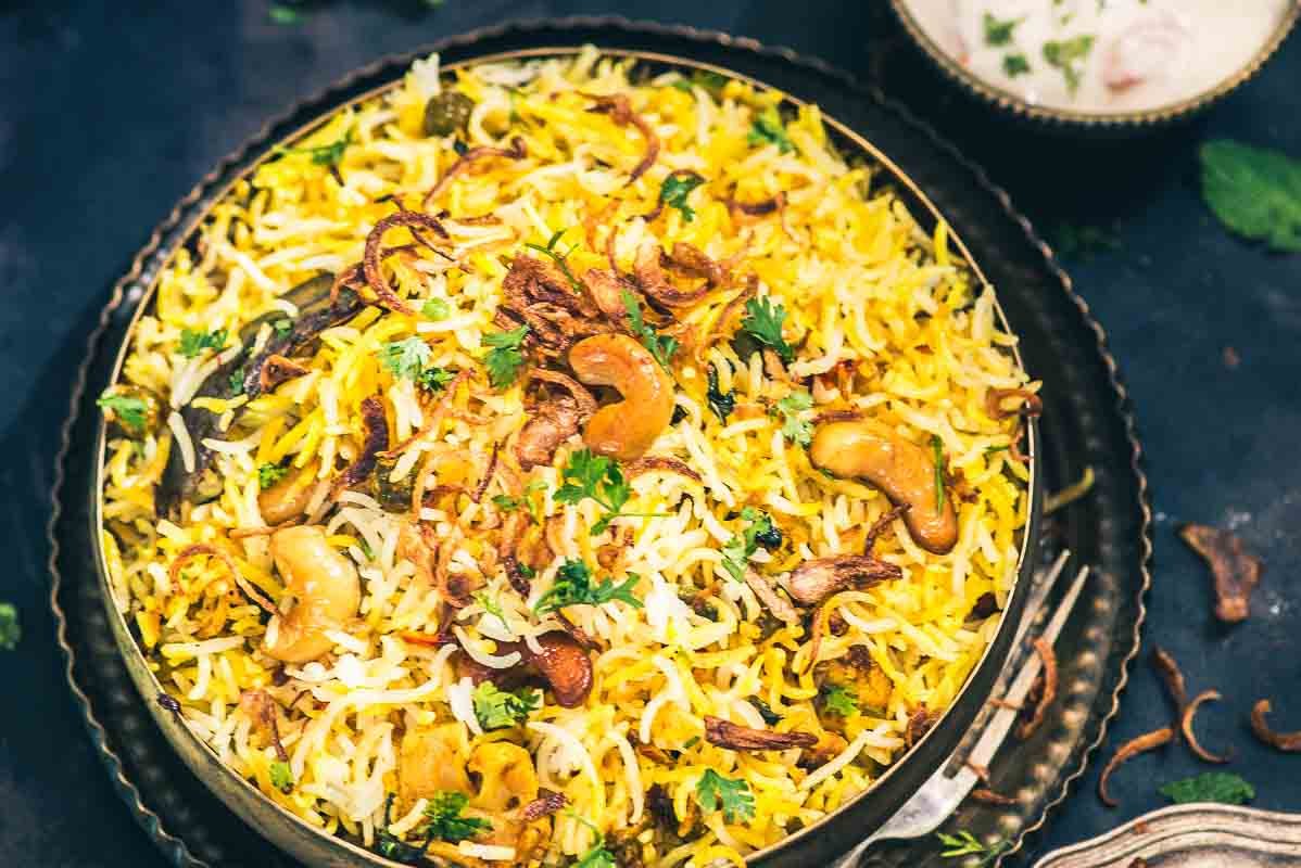 हैदराबादी व्हेज बिर्याणी
