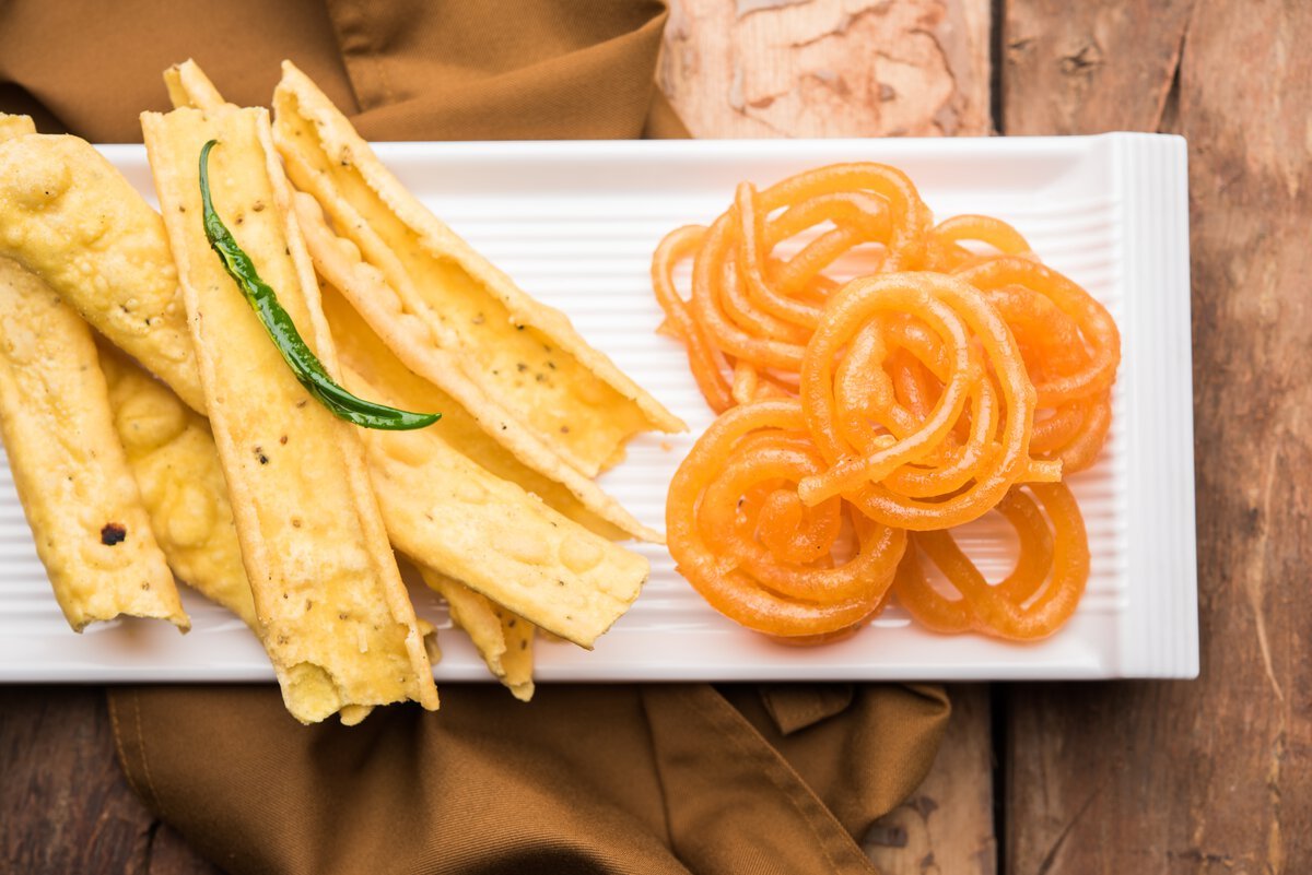 Fafda-Jalebi