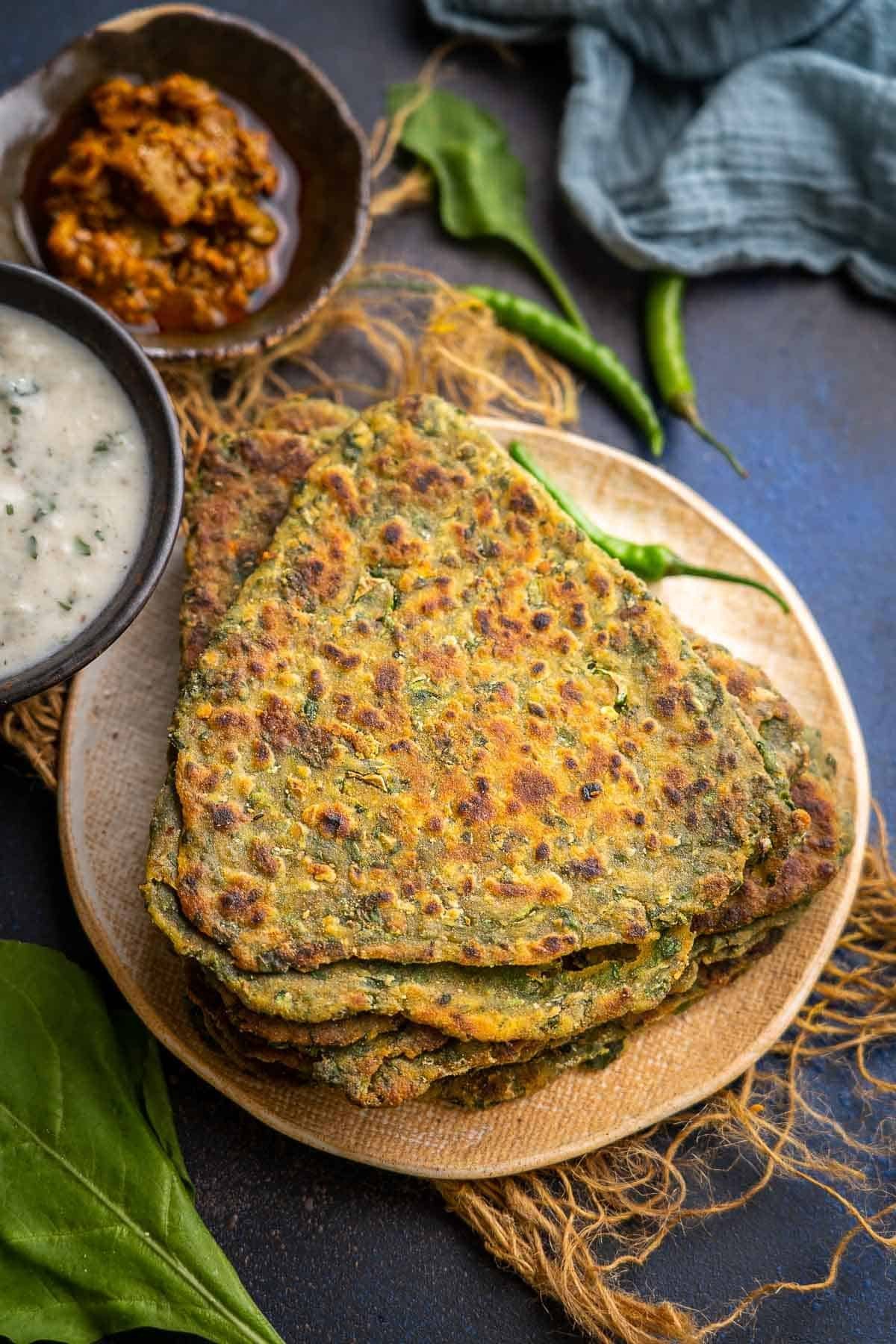 Palak Paratha