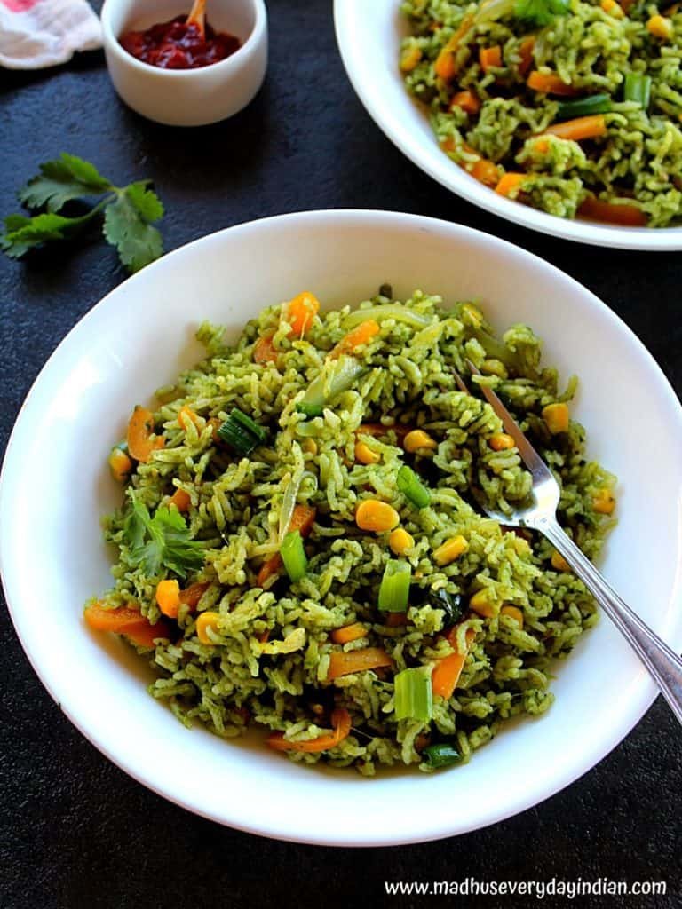 पालक राईस
