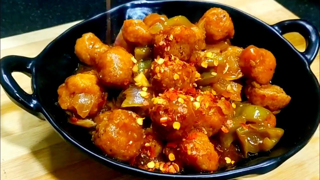सोया चिली मंचुरियन (ड्राय)
